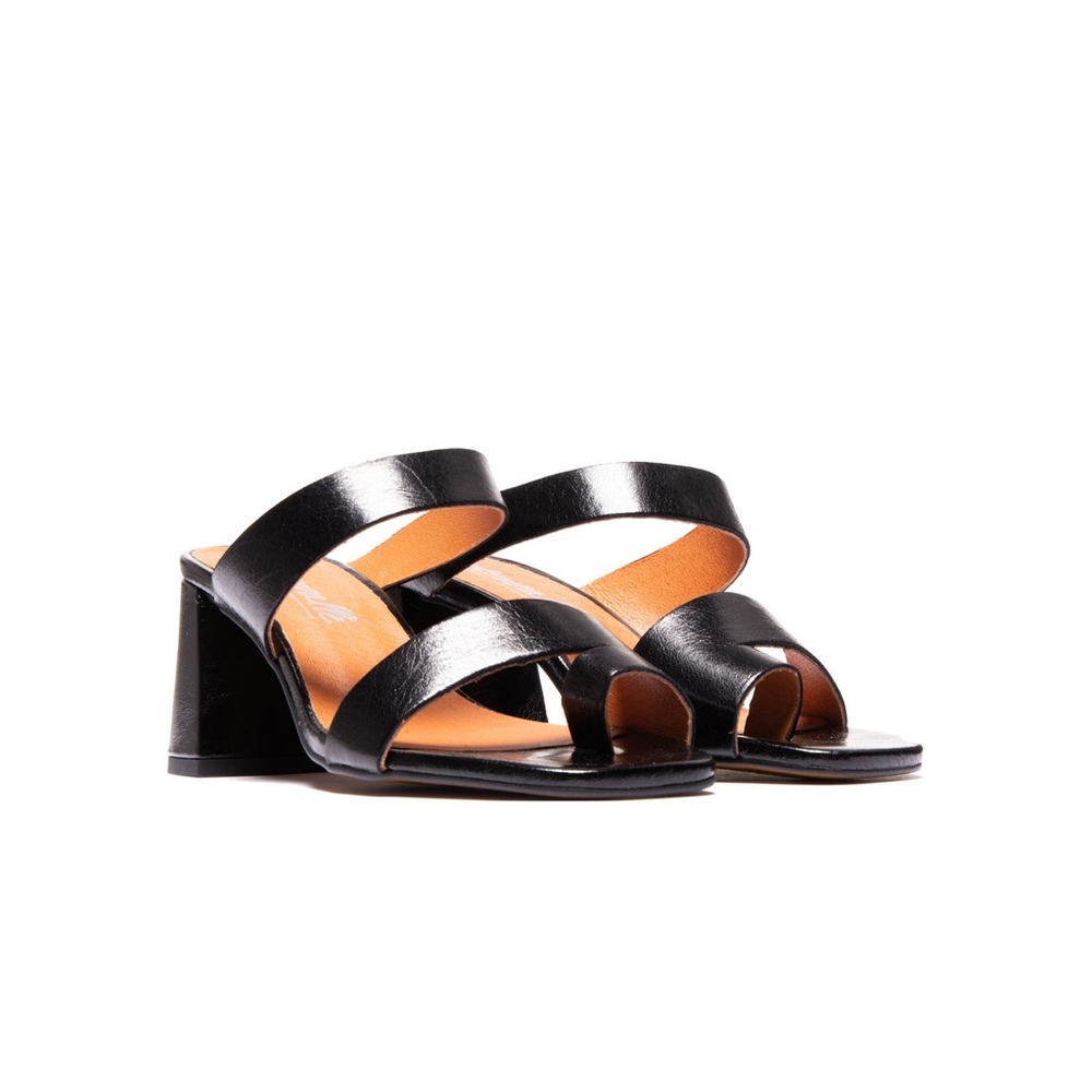 Lintervalle Black Sandal Heels size 39
